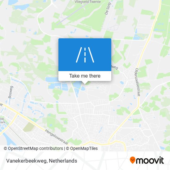 Vanekerbeekweg map