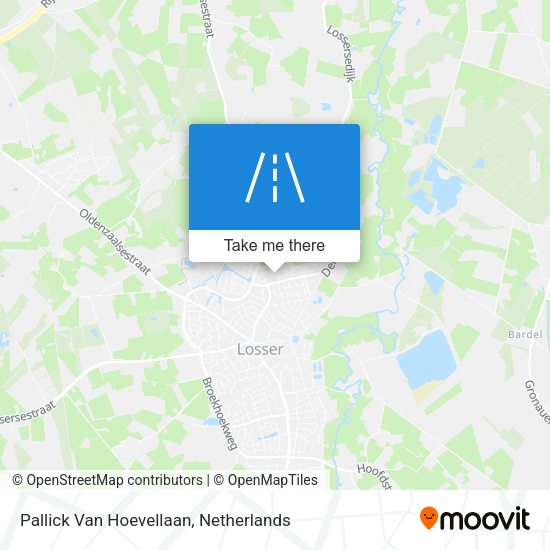 Pallick Van Hoevellaan map