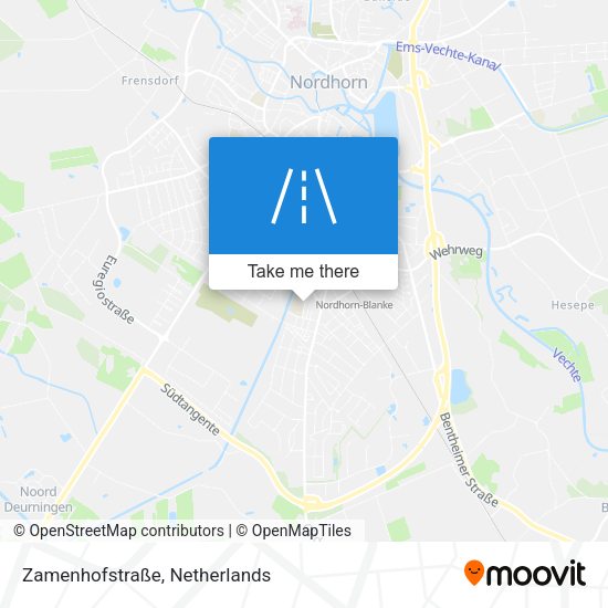 Zamenhofstraße map