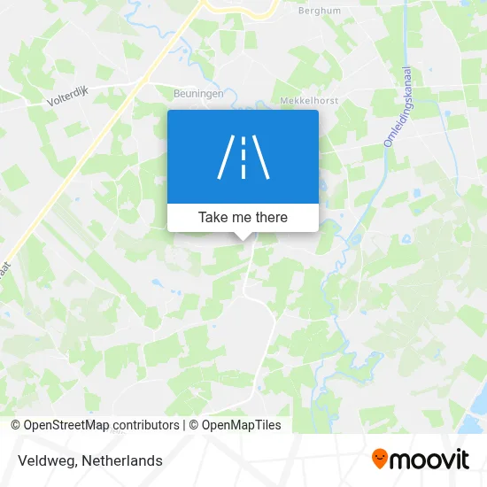 Veldweg map