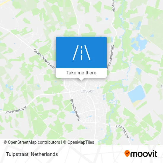 Tulpstraat map