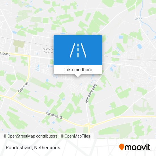 Rondostraat map