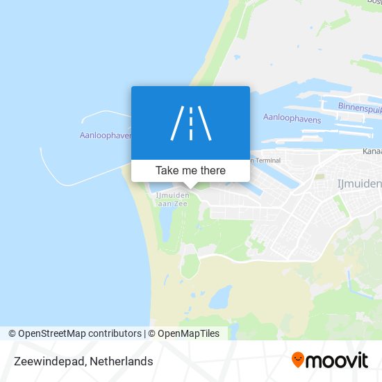 Zeewindepad map