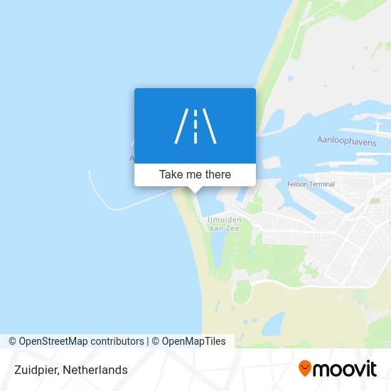 Zuidpier map