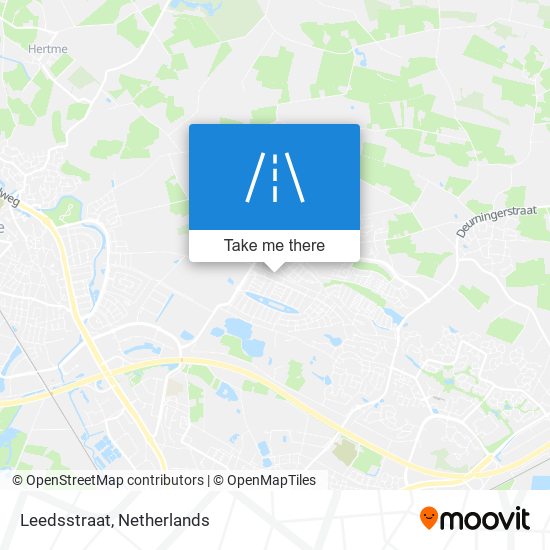 Leedsstraat map