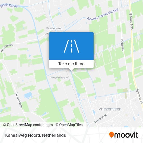 Kanaalweg Noord map