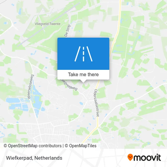 Wiefkerpad map
