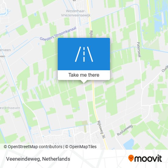 Veeneindeweg map