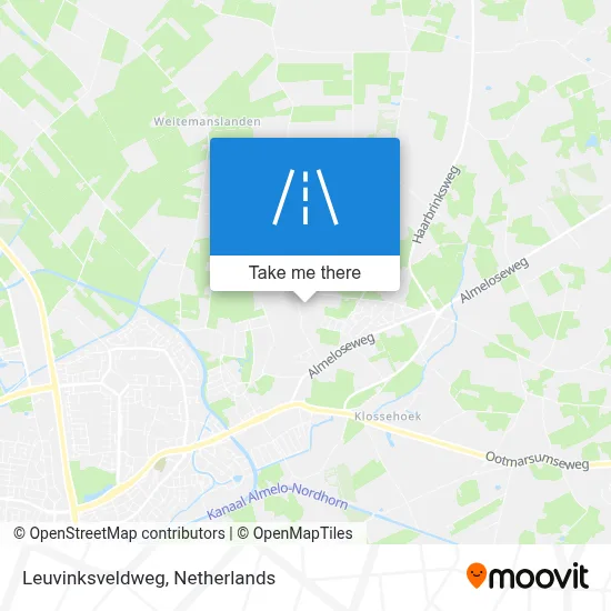 Leuvinksveldweg map