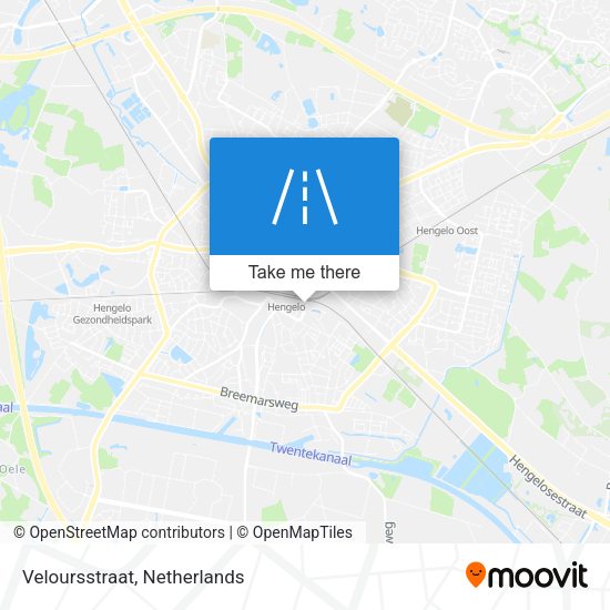 Veloursstraat map