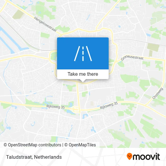 Taludstraat map