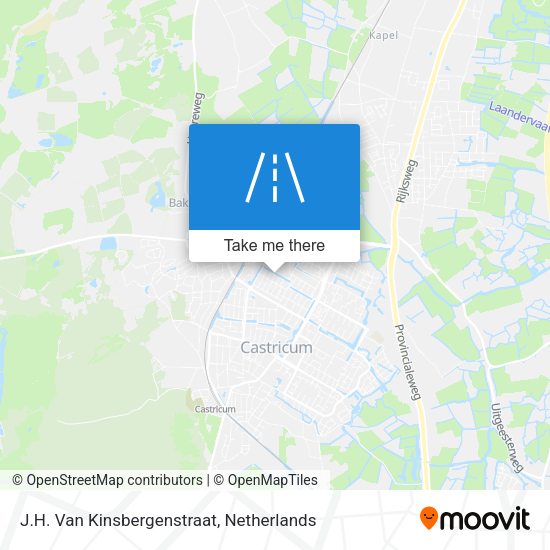 J.H. Van Kinsbergenstraat map