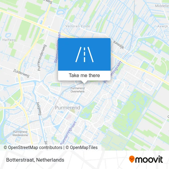 Botterstraat map