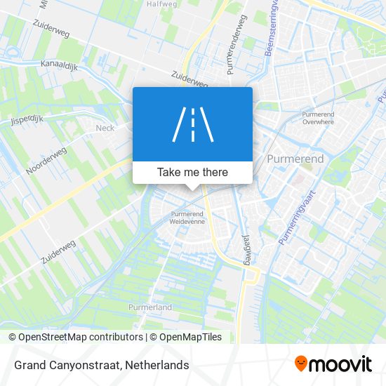 Grand Canyonstraat map