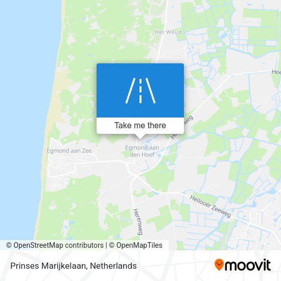 Prinses Marijkelaan map