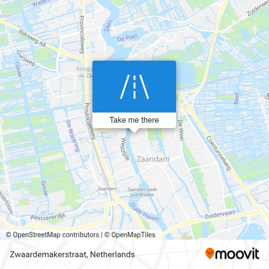 Zwaardemakerstraat map
