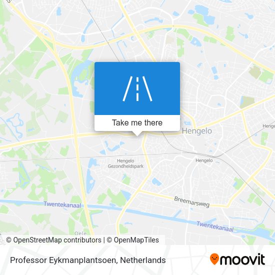 Professor Eykmanplantsoen map