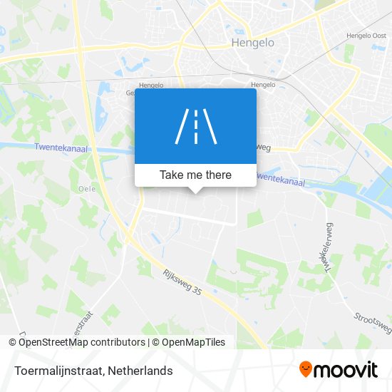 Toermalijnstraat map