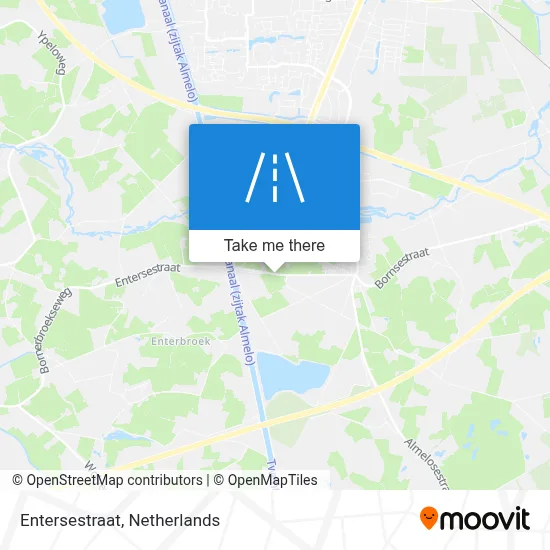 Entersestraat map