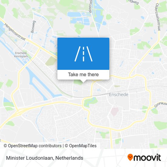 Minister Loudonlaan map