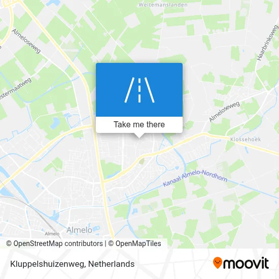 Kluppelshuizenweg map
