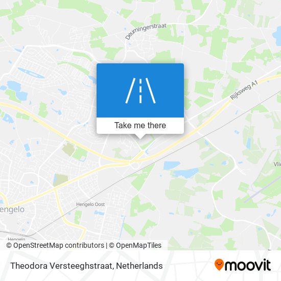 Theodora Versteeghstraat map