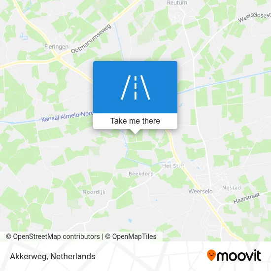 Akkerweg map