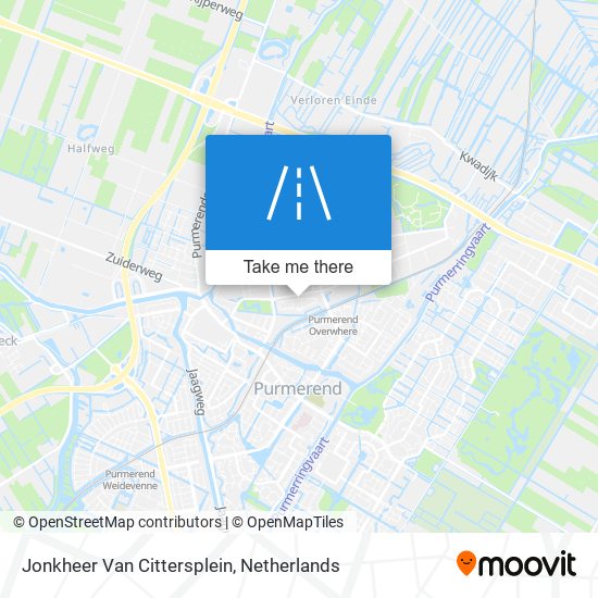 Jonkheer Van Cittersplein map