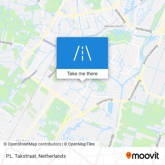 P.L. Takstraat map