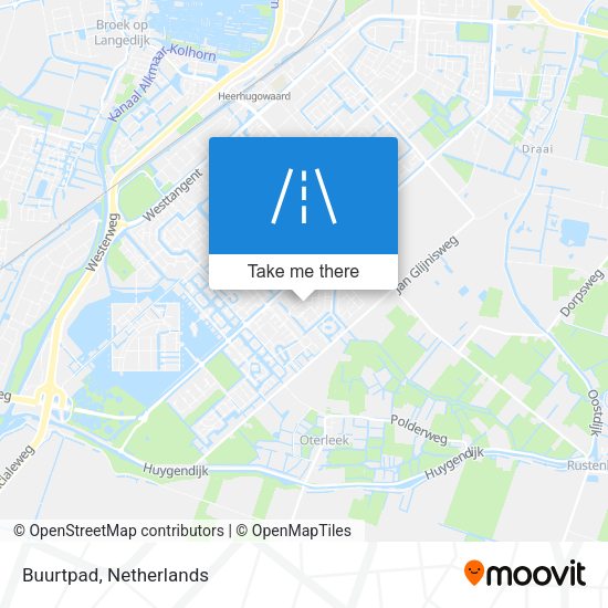 Buurtpad map