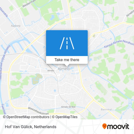Hof Van Gülick map