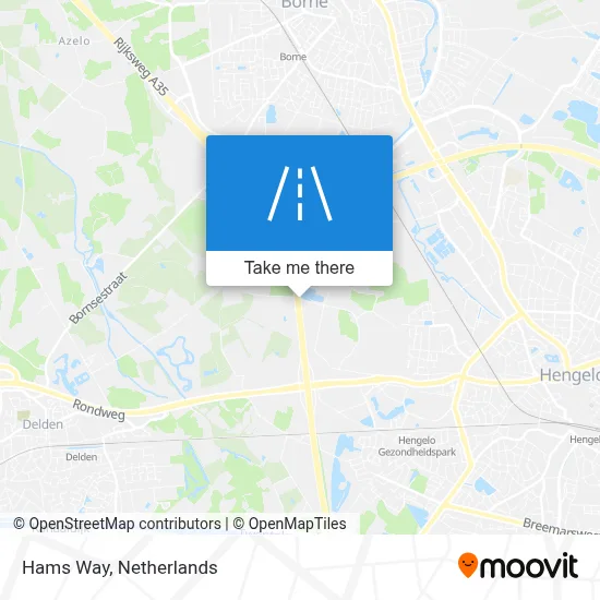 Hamsweg map