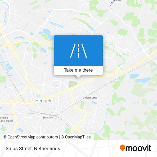 Siriusstraat map