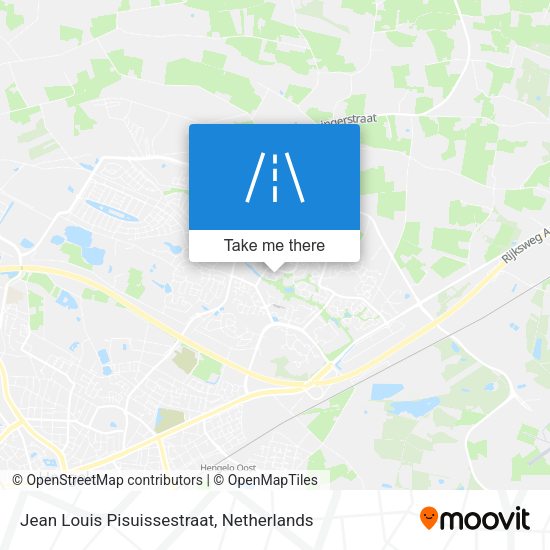 Jean Louis Pisuissestraat map