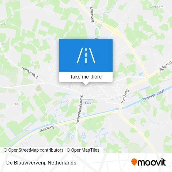 De Blauwververij map