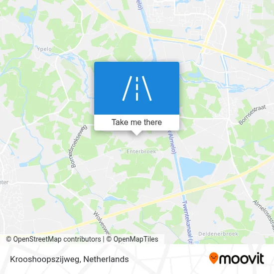 Krooshoopszijweg map