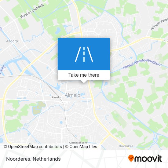 Noorderes map