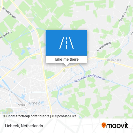 Liebeek map