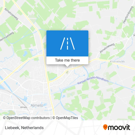 Liebeek map