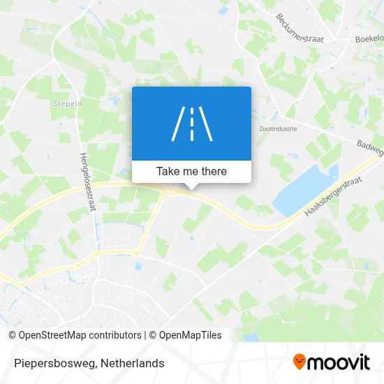 Piepersbosweg map
