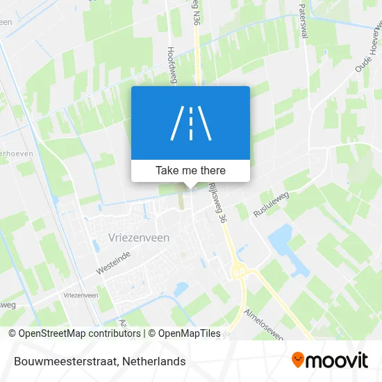 Bouwmeesterstraat map