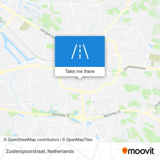 Zuiderspoorstraat map