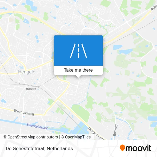 De Genestetstraat map