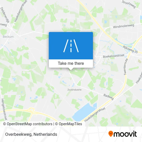 Overbeekweg map