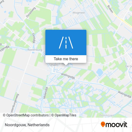 Noordgouw map