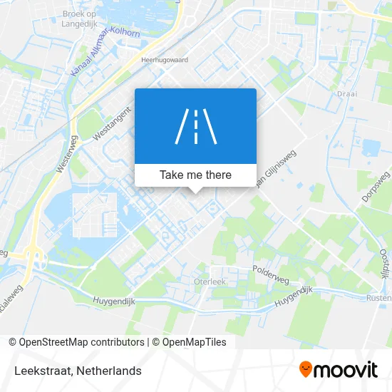 Leekstraat map