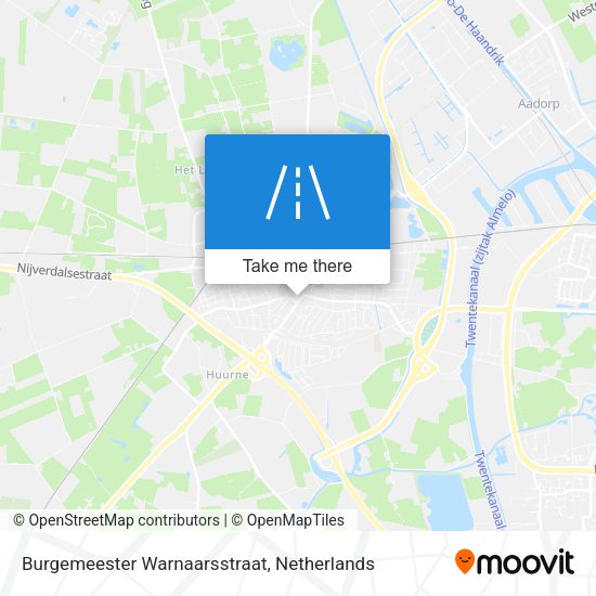 Burgemeester Warnaarsstraat map