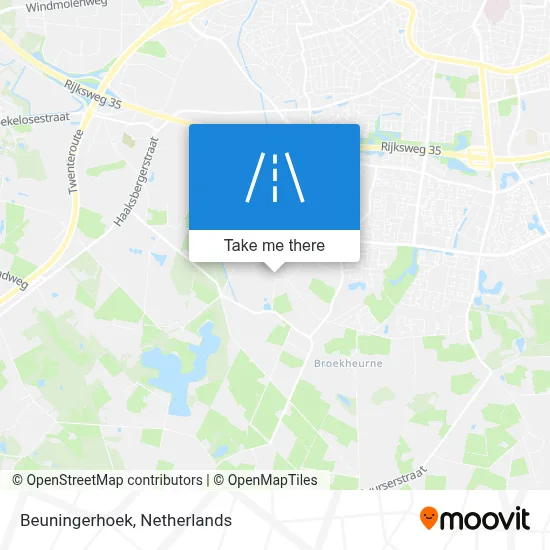 Beuningerhoek map
