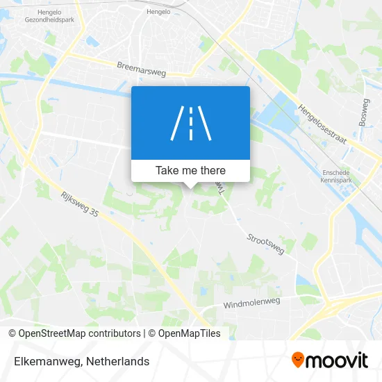 Elkemanweg map