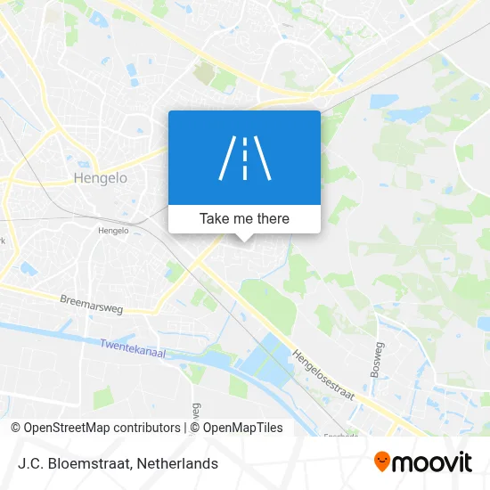 J.C. Bloemstraat map